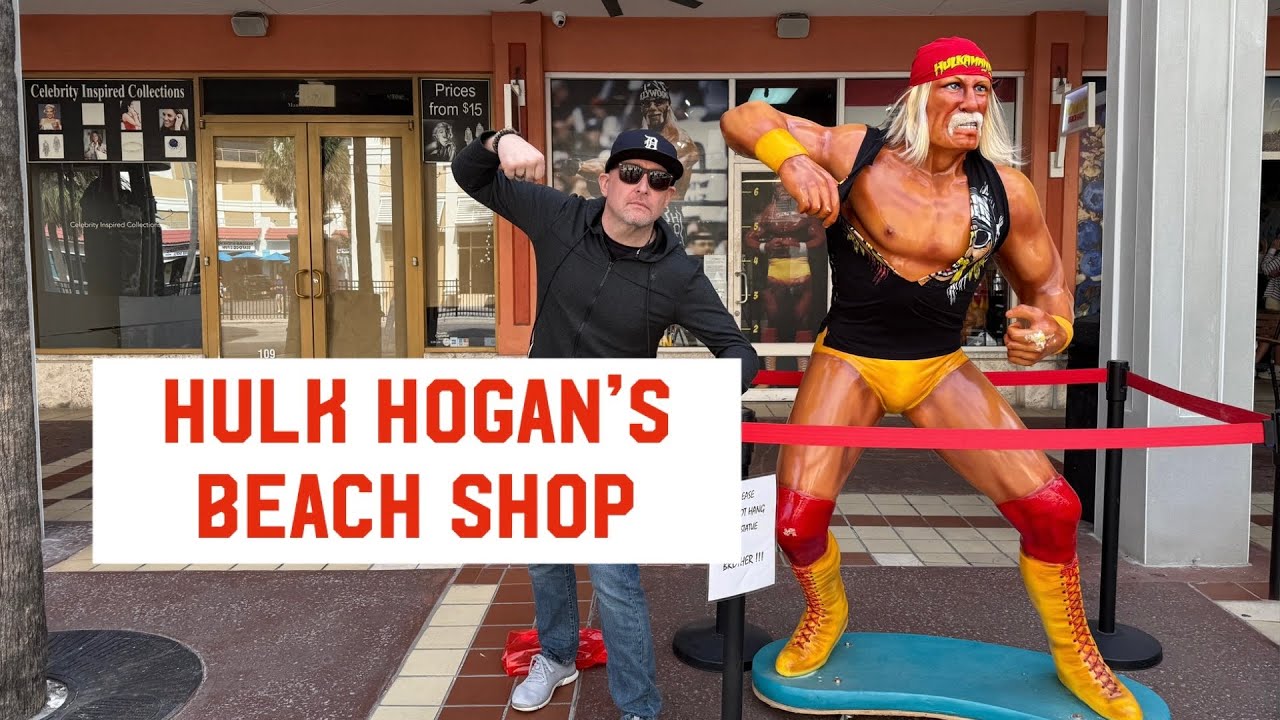 Exploring Hulk Hogan Store & Hogan’s Hangout in Clearwater Beach, Florida 🌴 Hulkamania