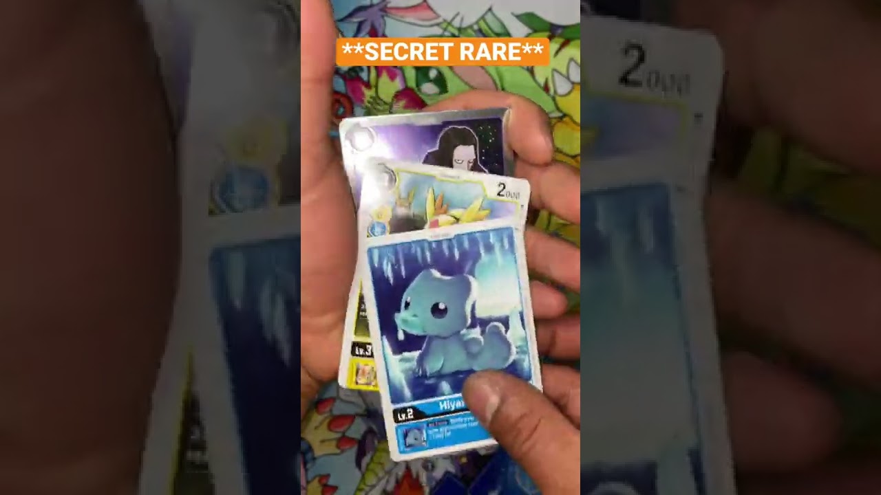 **SECRET RARE** Digimon Digital Pull #737 #digimoncardgame BT 08