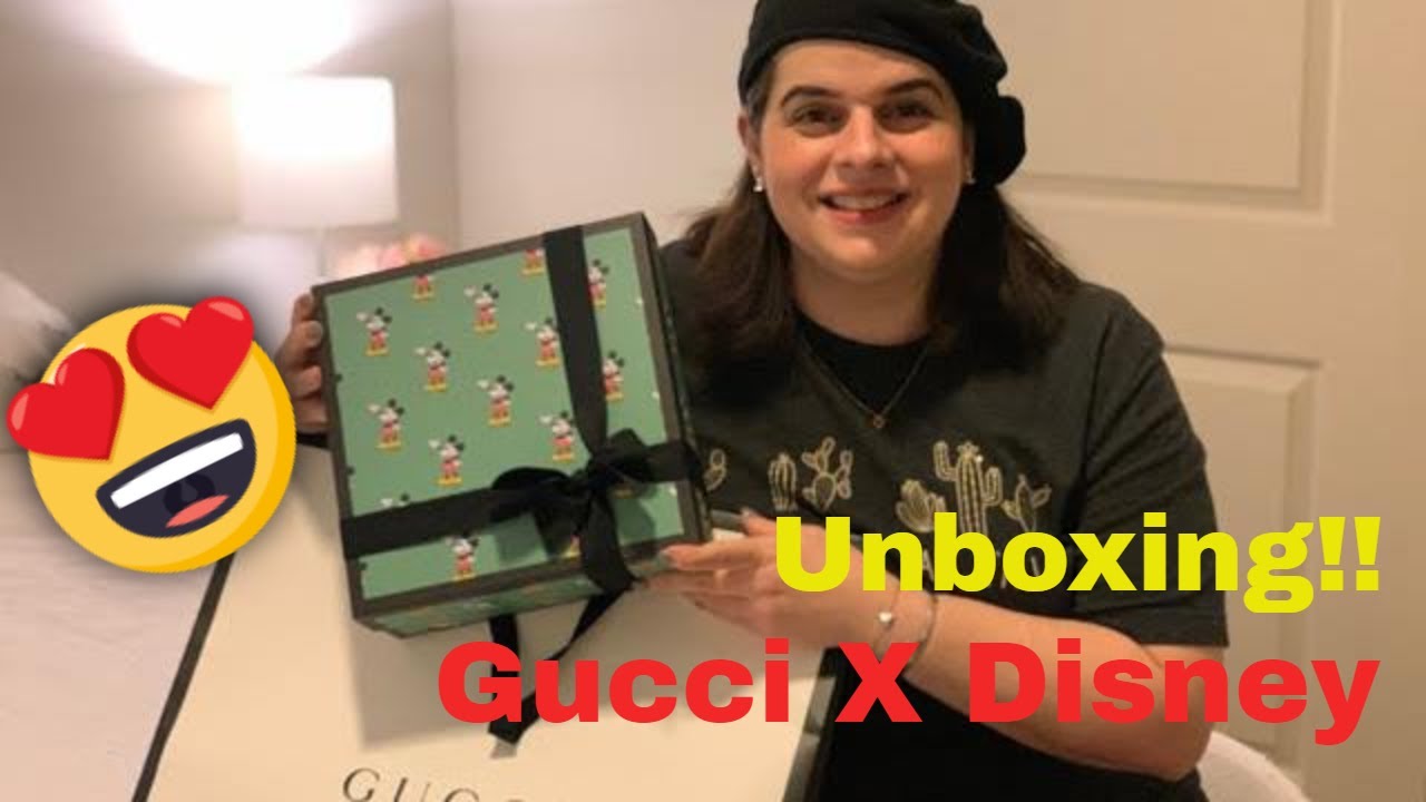 Gucci x Disney Unboxing Small Round Mickey Backpack