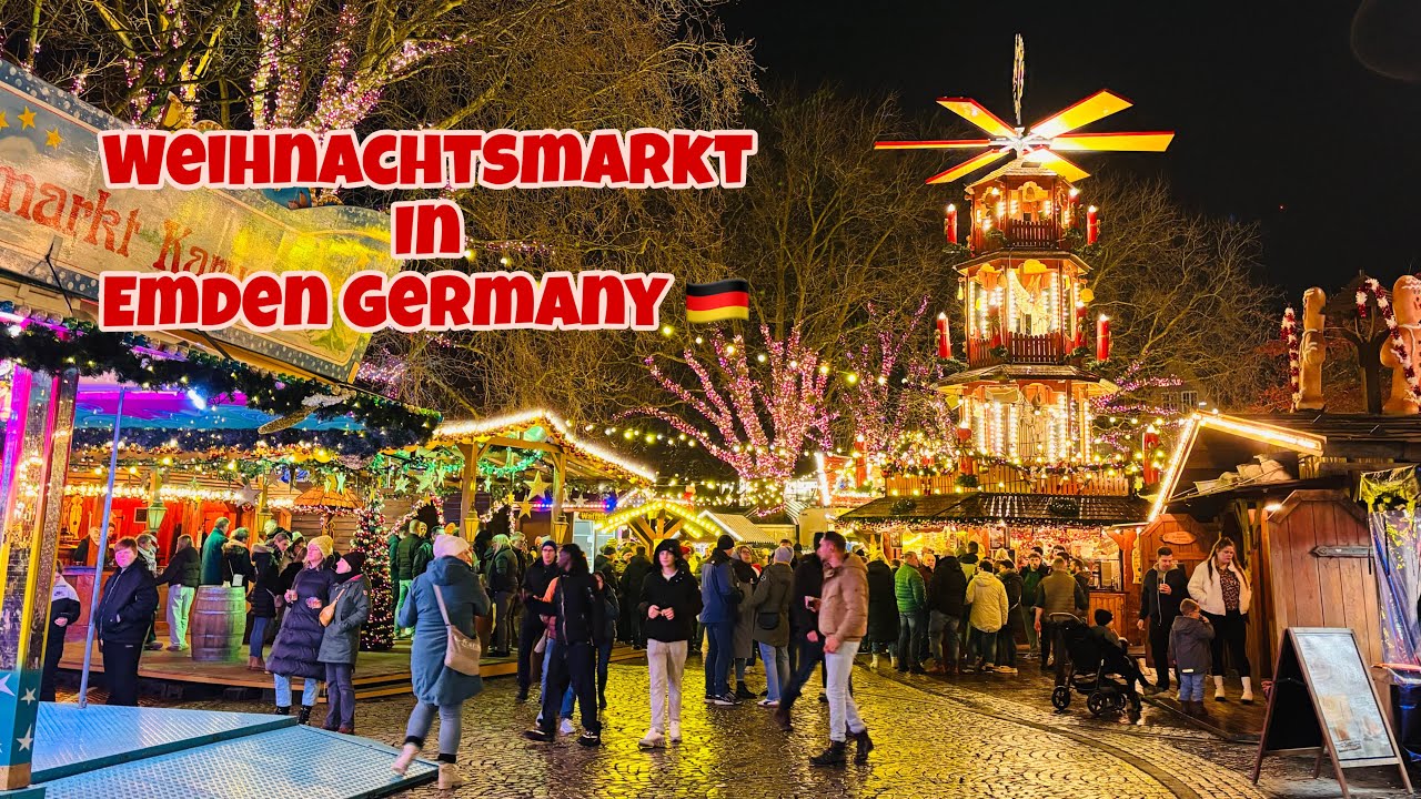 Emden Christmas Market Germany 🇩🇪 🎄