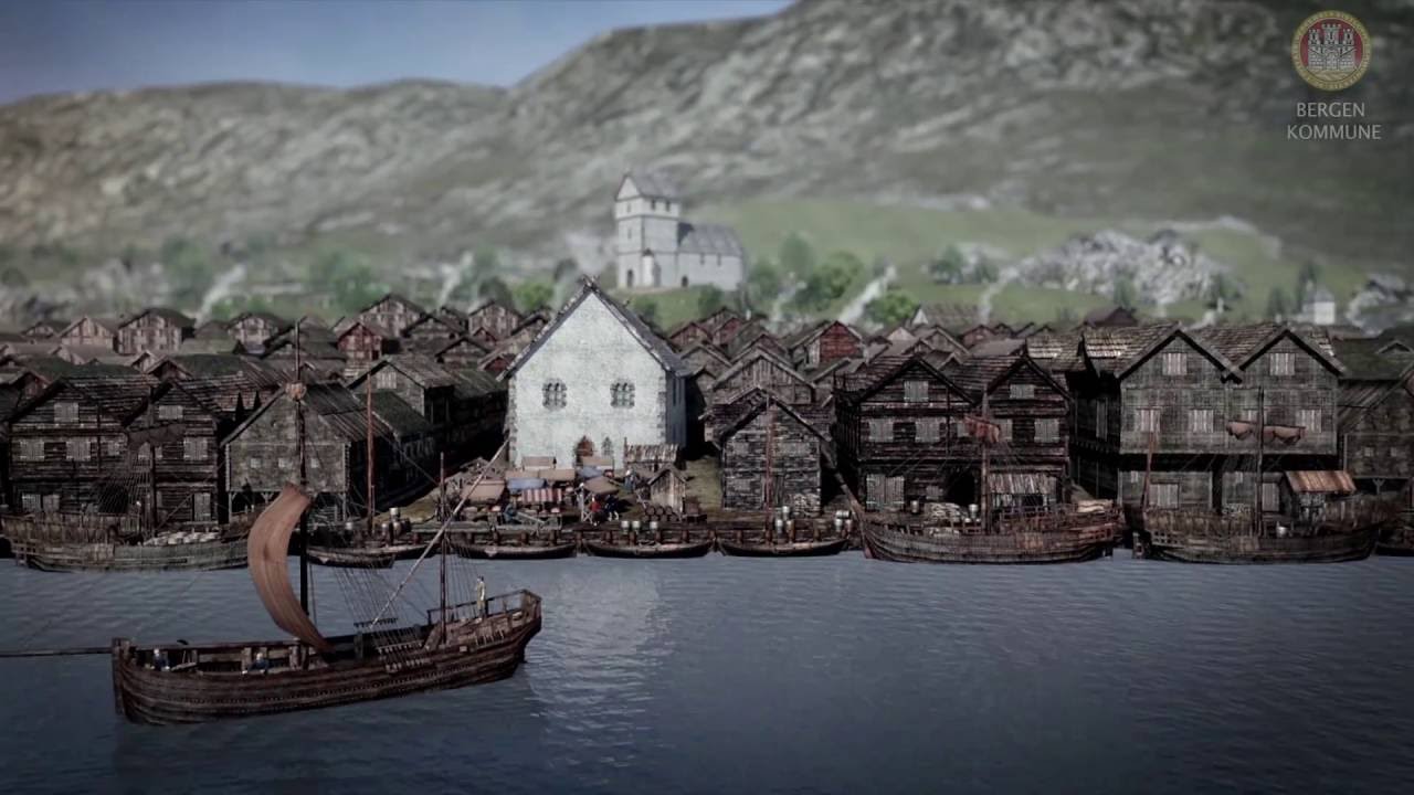 The Medieval Town Hall in Bergen