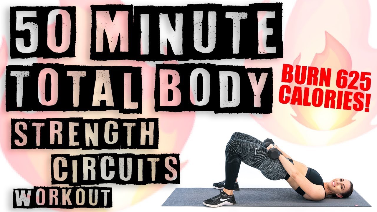 50 Minute Total Body Strength Circuit Workout 🔥Burn 625 Calories! 🔥