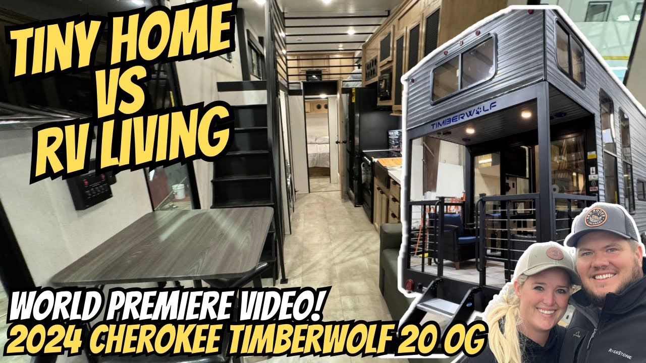 Tiny Home / RV Living got BETTER | 2024 Timberwolf 20OG by Cherokee RV