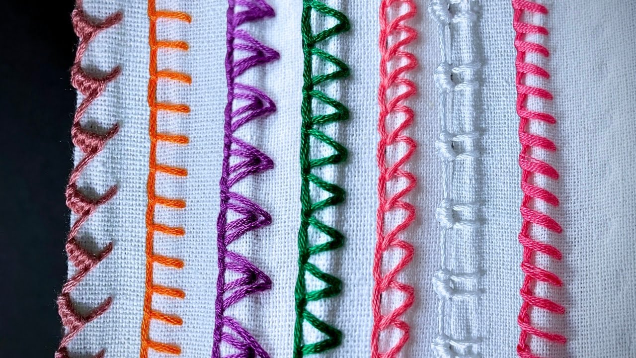 SEWING BLANKET STITCH  and 7 Variations You&rsquo;ll Love | HAND STITCHING TUTORIAL for Beginners