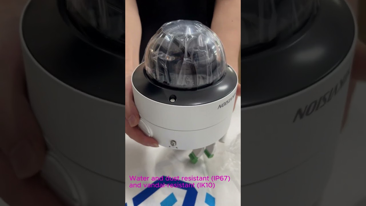 8MP Hikvision Dome Camera with Dual Mic & Smart Light &ndash; Your Garage Just Got Smarter #hikvision#usa