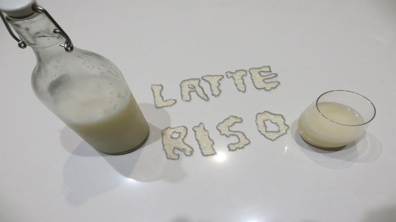 Latte di Riso fatto in casa col bimby o senza facilissimo !!