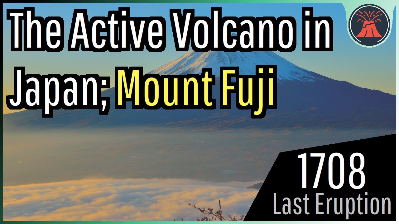 The Active Volcano in Japan; Mount Fuji