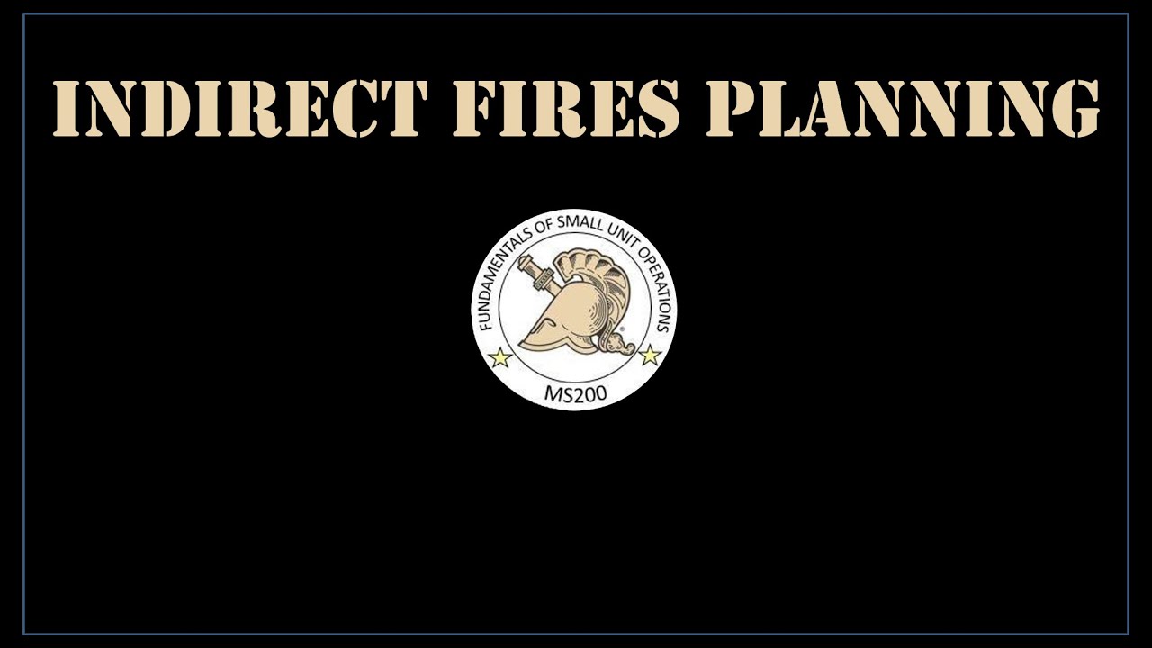 Indirect Fires Planning