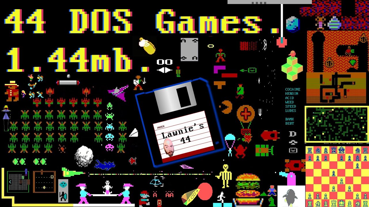 44 DOS Games. 1.44MB.