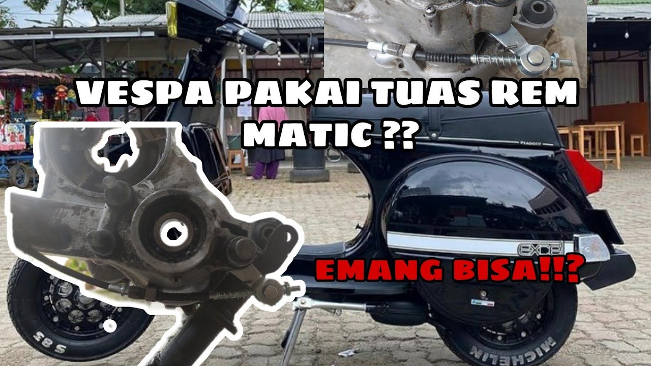 REM VESPA SUSAH DI STEL?? GUNAKAN CARA INI
