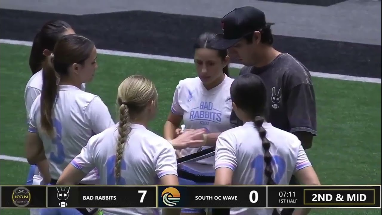 Flag Football  Bad Rabbits VS South OC Wave