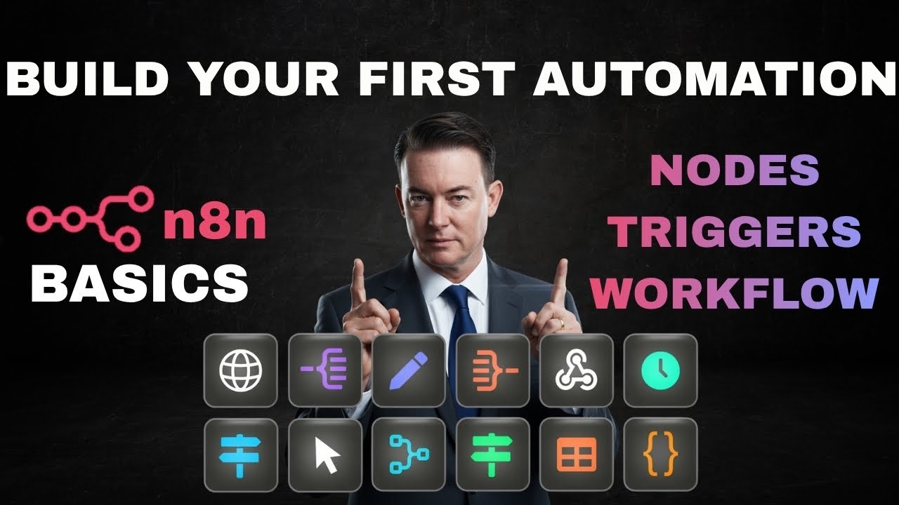 Build Your First Automation : n8n Basics 🎥 Video 2 : n8n Basics — Nodes, Triggers & Workflows
