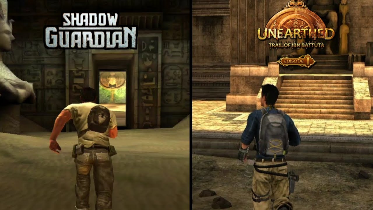 Shadow guardian Vs Unearthed trail of ibn battuta | Quick comparison android!!