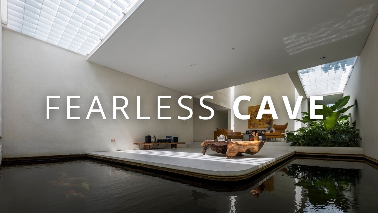 A house made of VOIDS: the 10x50m TRICK that erases anxiety