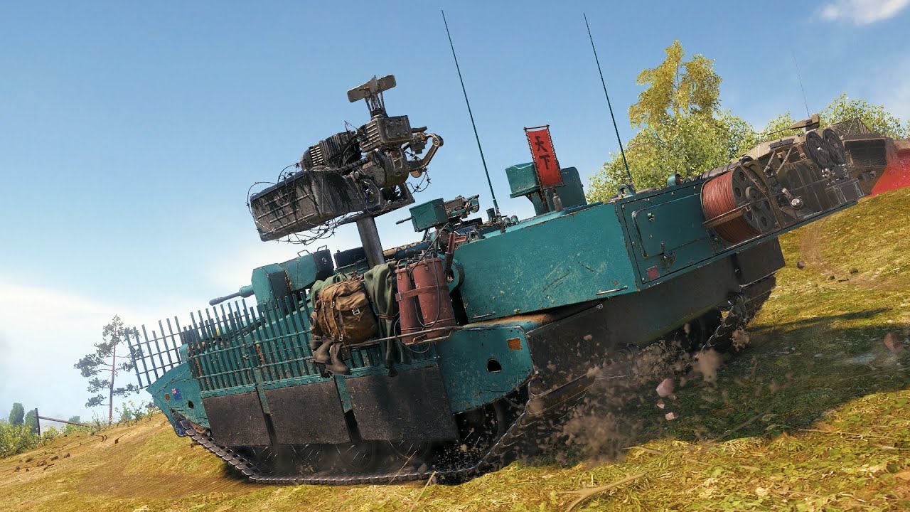 Strv 107-12 : Bush Sniper - World of Tanks.