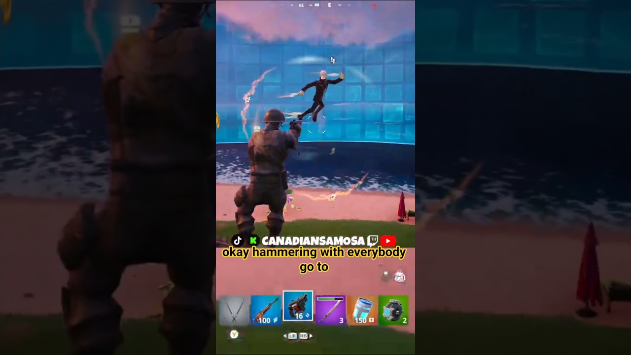 Fortnite Blitz Shenanigans #fortnite #fortniteclips #canadiansamosa