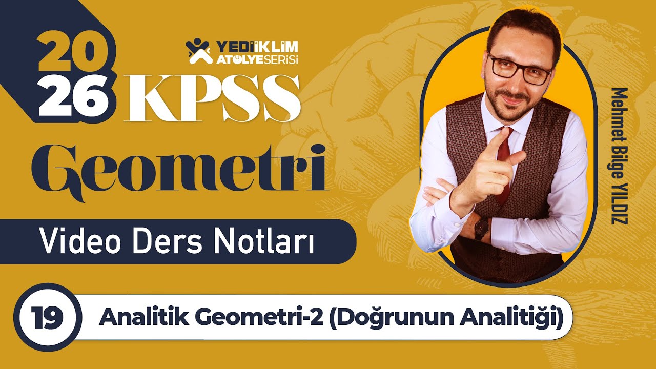 19-Analitik Geometri -2- (Doğrunun Analitiği)