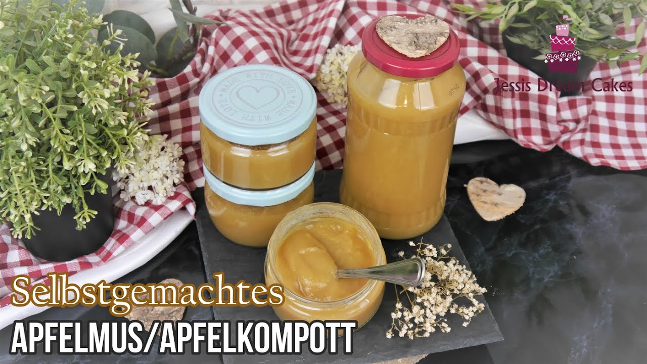 Selbst gemachtes Apfelmus / Apfelkompott / Apfelmus auf Vorrat kochen!