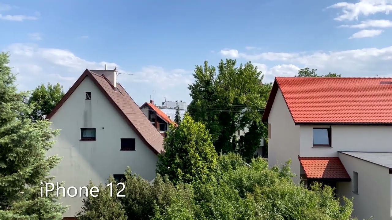 Panasonic v380 vs iPhone 12 - zoom test