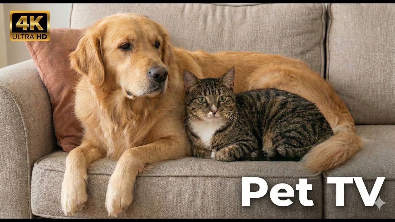 4K Virtual Window for Pets 🐾 2 Hours of Ultimate Nature Variety to Keep Your Cat and Dog Entertained