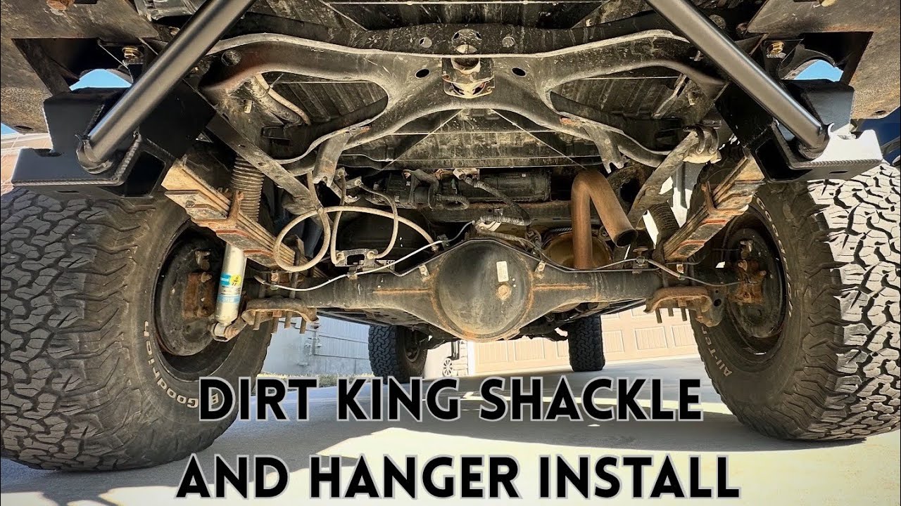 Dirt King Hanger and Shackle Install