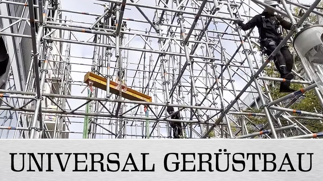 UNIVERSAL GERÜSTBAU - BAUPROJEKT: 3 TONNEN MRT-GERÄT EINHEBEN (OFFIZIELLE HD-VERSION)