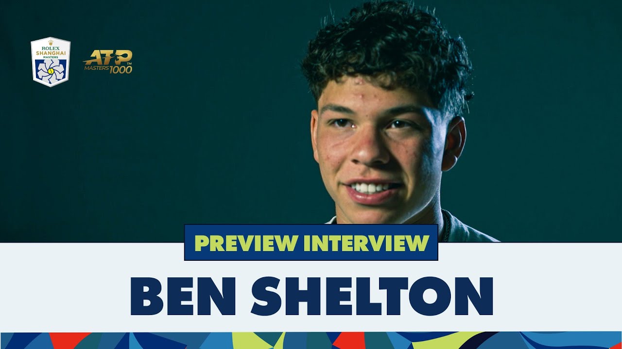 Ben Shelton On Making Shanghai Debut | Rolex Shanghai Masters 2023 Prview Interview