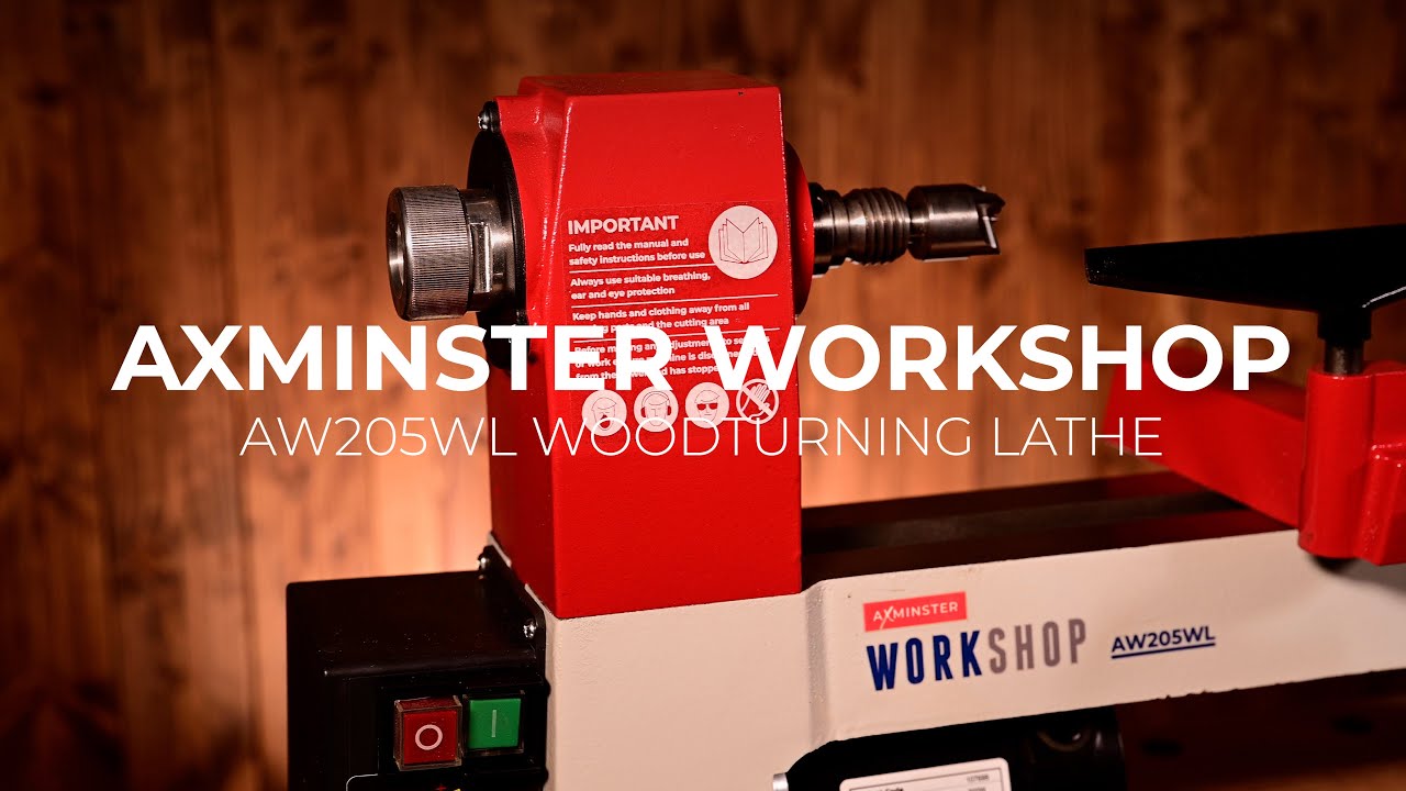 Set up guide for Axminster Workshop AW205WL Woodturning Lathe 230V