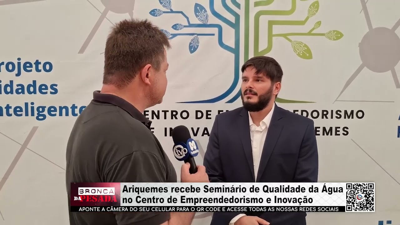 Ariquemes recebe Seminário de Qualidade da Água no Centro de Empreendedorismo e Inovação