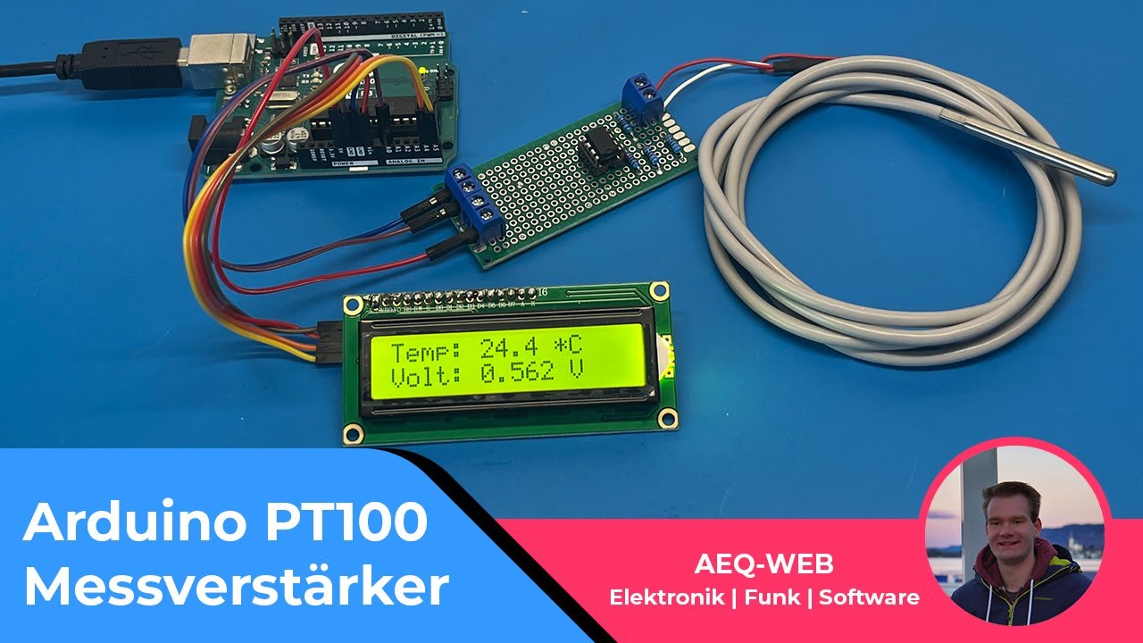 PT100 - Temperatur messen mit dem Arduino