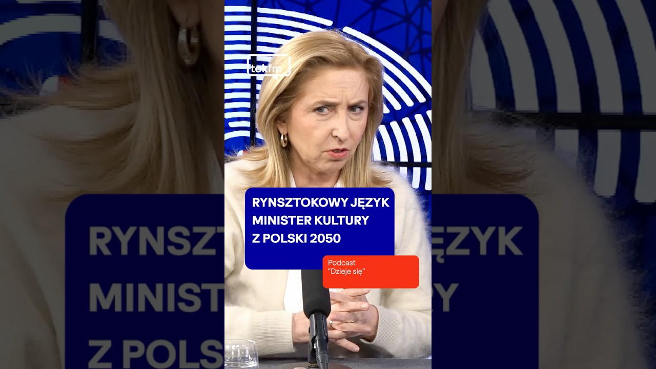 Cienkowska i telenowela Polski 2050. Wulgarne wiadomości minister kultury