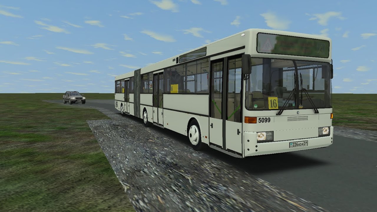 Omsi 2 Тверь. 5099 Mercedes-Benz O405G W4E маршрут 16