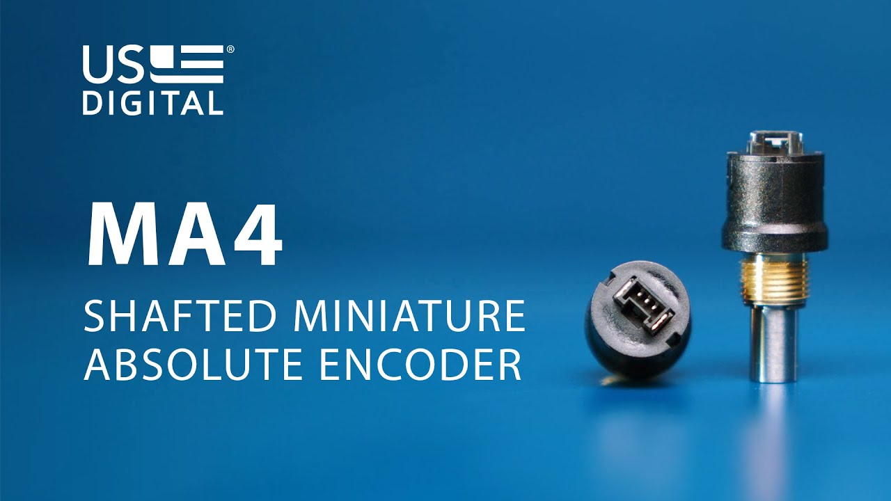 MA4 Shafted Miniature Absolute Encoder by US Digital