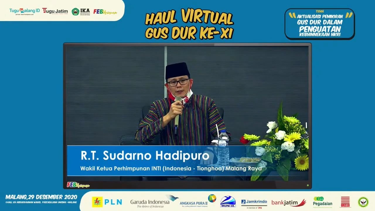 Gus Dur di Mata Warga Tionghoa - Haul Virtual Gus Dur ke-XI