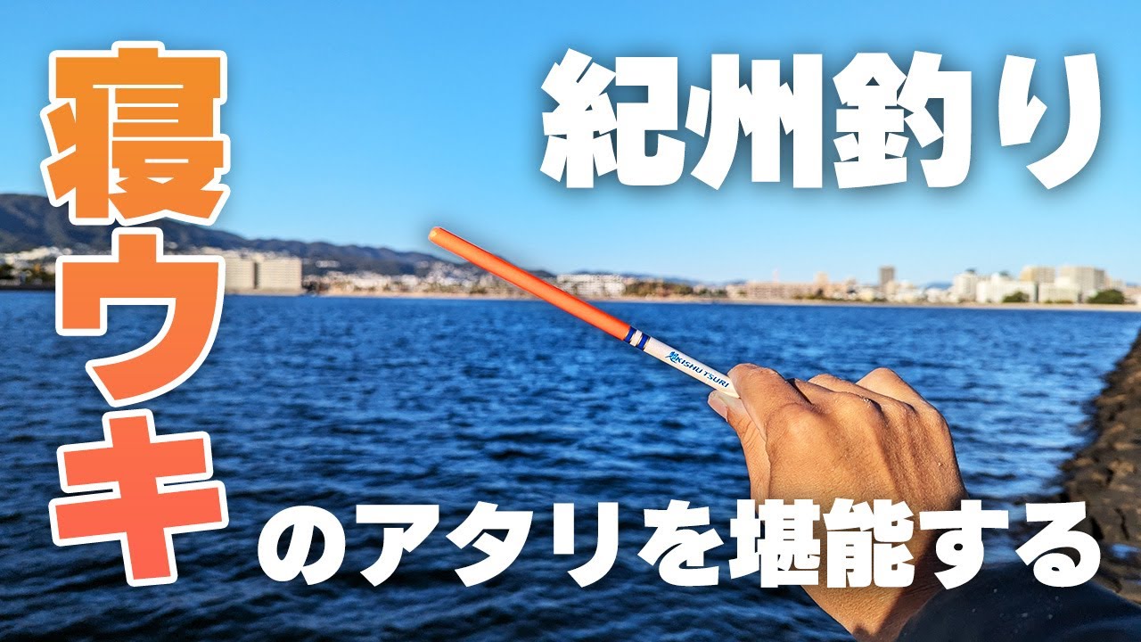 【紀州釣り】寝ウキのアタリを堪能します【ウキの動きが見えます】