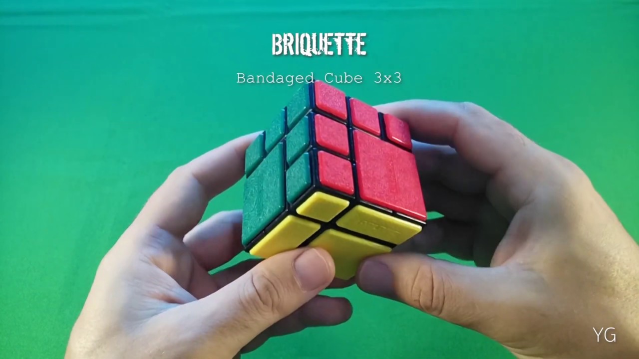 Как собрать Briquette | Bandaged Rubik's Cube 3x3