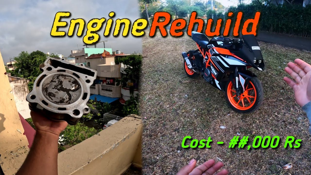 KTM RC 390 Engine Rebuild at 25,000 KM – Total Cost ₹##,000! 😱 #krm #rc390