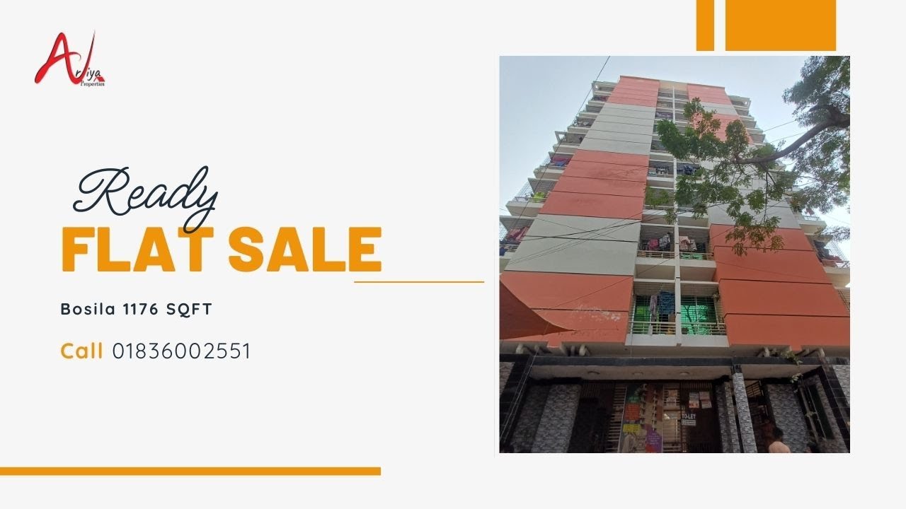 Bosila Ready Flat Sale 1176 SQFT || Ariya Properties