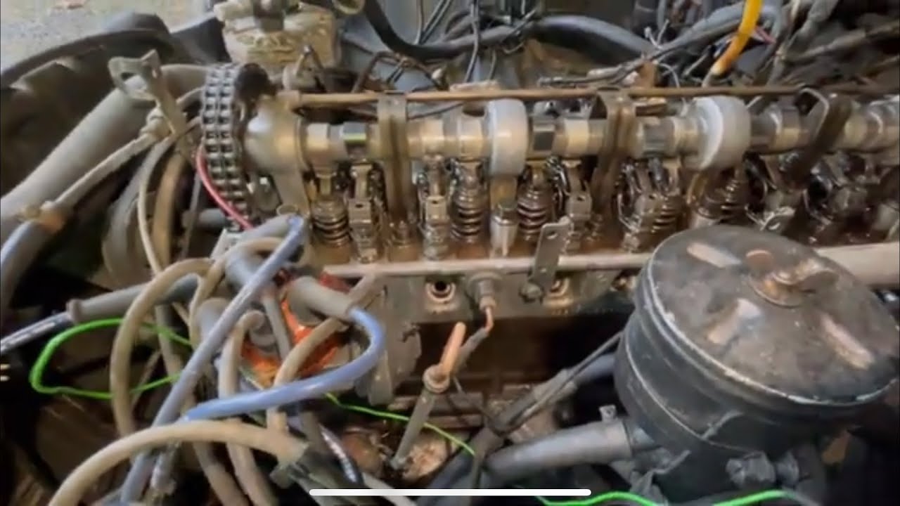Part 4 - budget restoration 1971 Mercedes 250c - Diagnosing engine