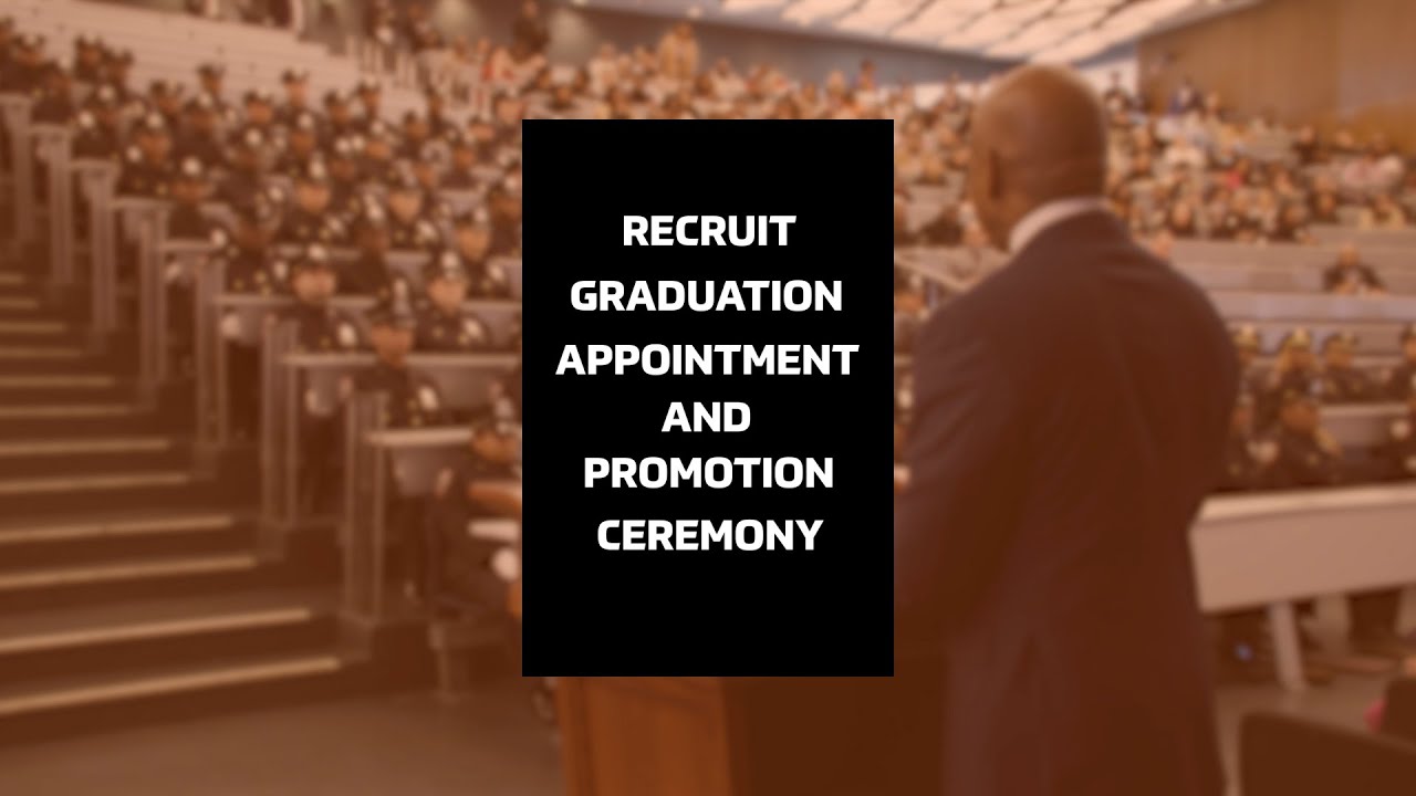 Recruit Class 1/12/2024 Graduation Ceremony