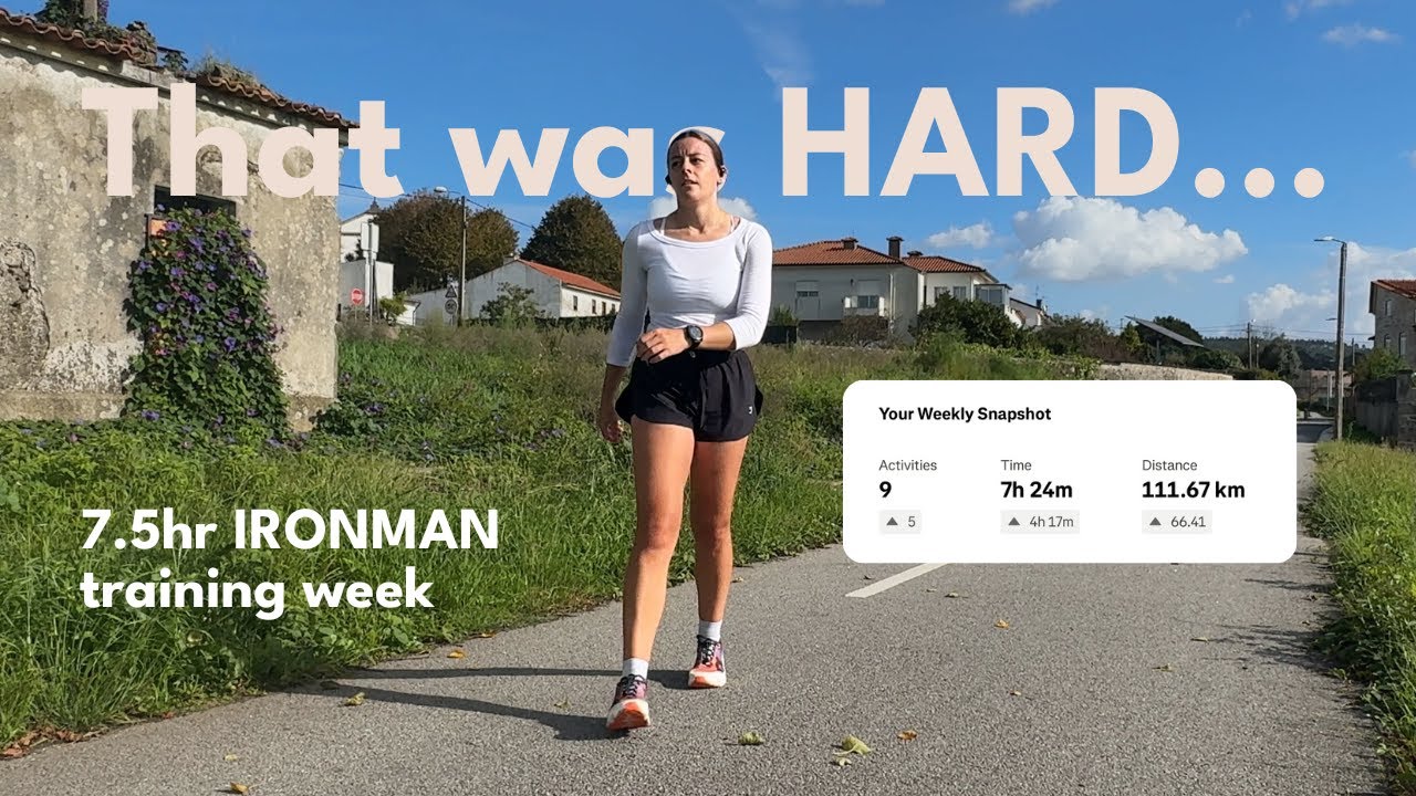 HARDEST Run Session Yet... 7.5hr IRONMAN Training Week | WEEKLY VLOG | SOFIA FRANEK