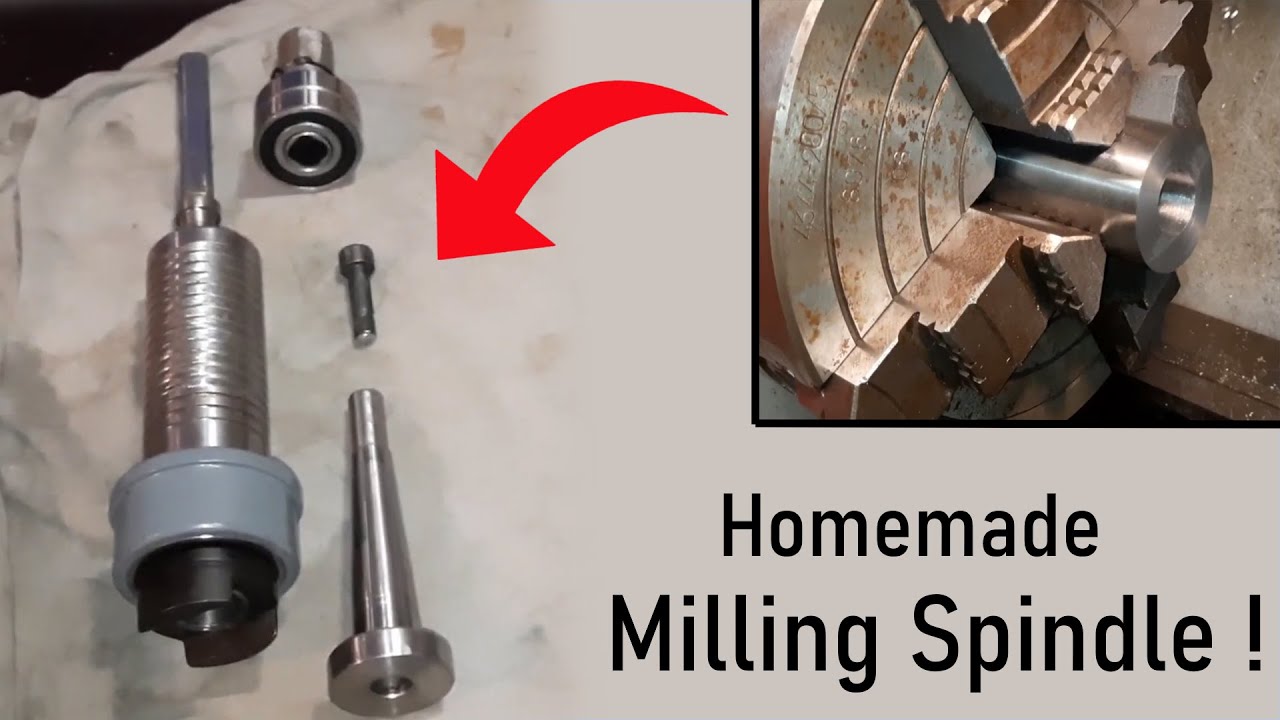 Homemade Milling SPINDLE     [homemade milling machine]