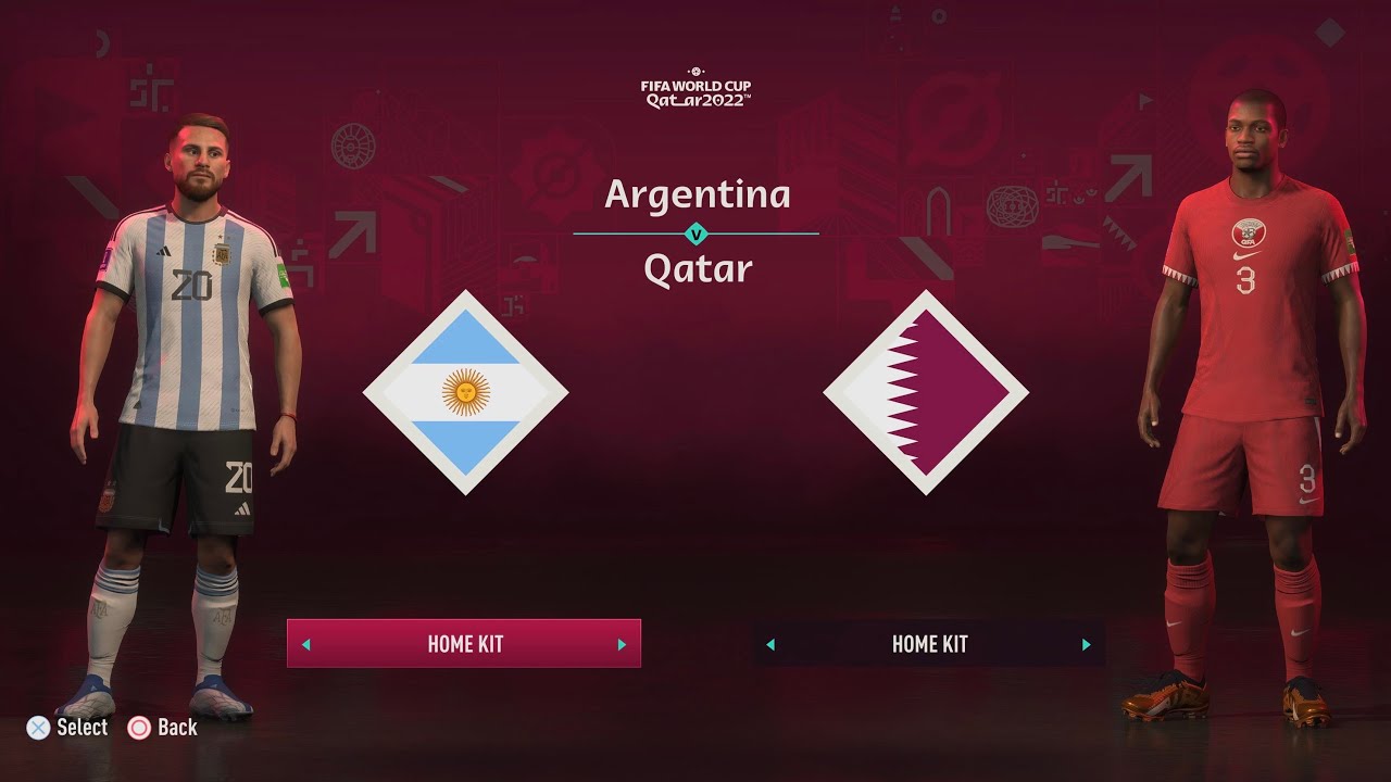 FIFA 23 | COPA MUNDIAL QATAR 2022 | ARGENTINA VS QATAR | 4K 60FPS | PS5