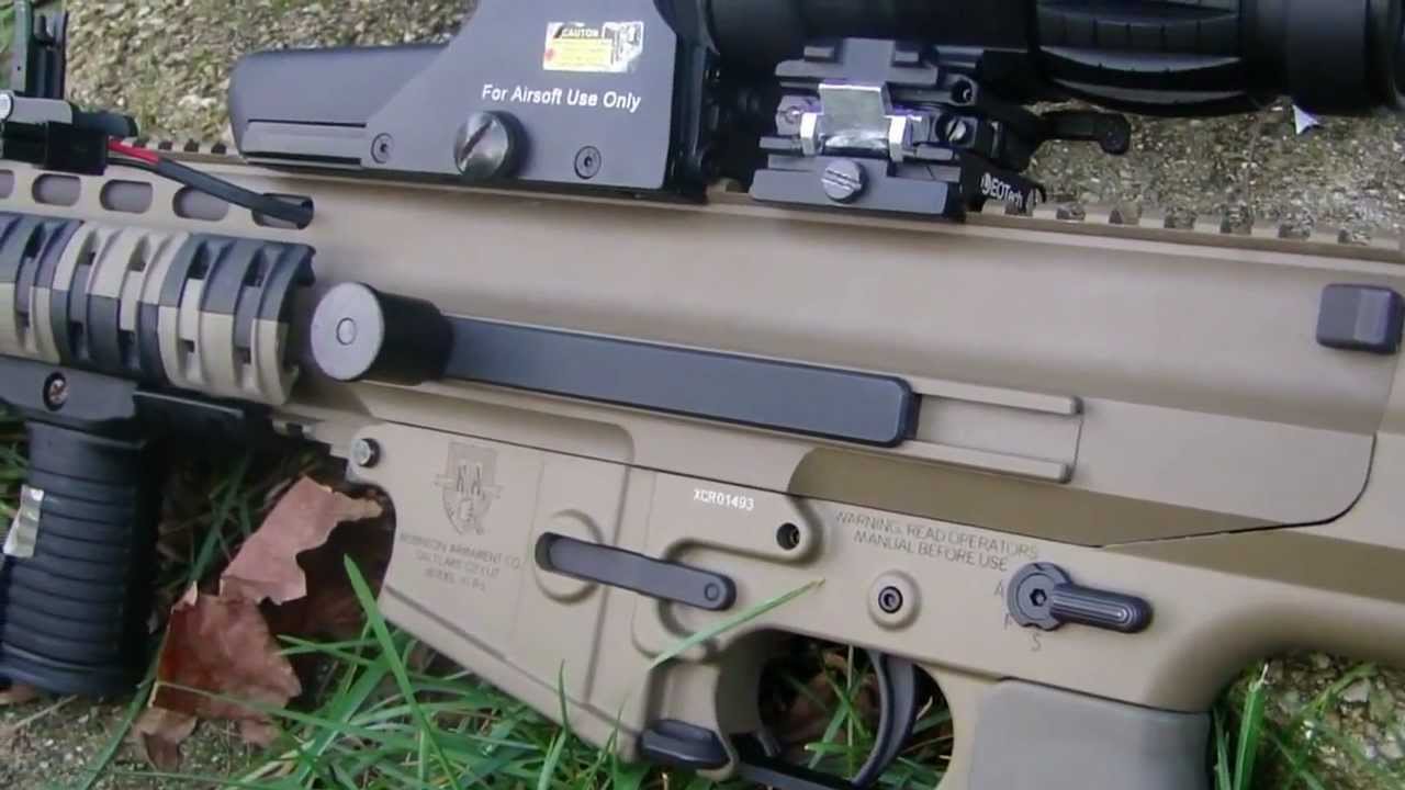 Airsoft Echo 1 Robinson Armament XCR Review!!! [HD]
