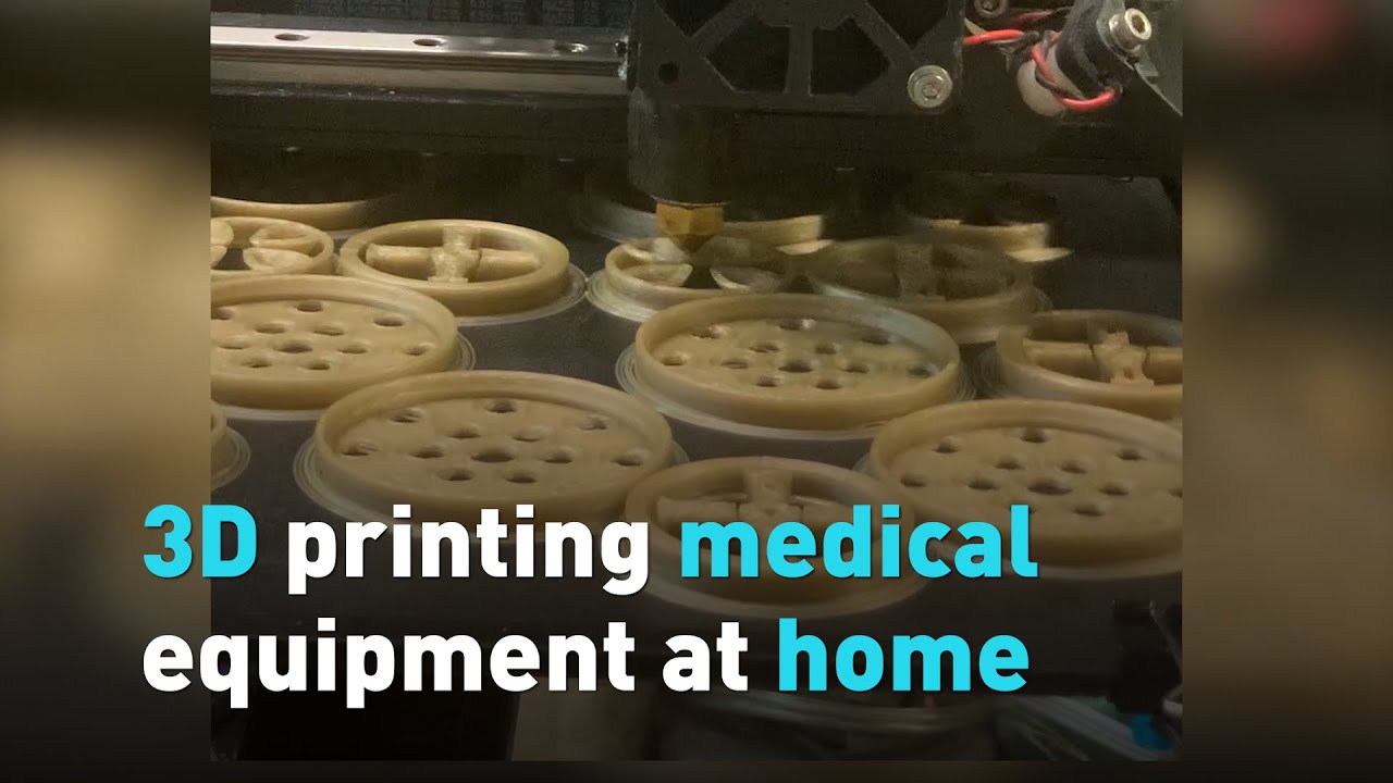 Meet the man who is 3D printing medical equipment from his home