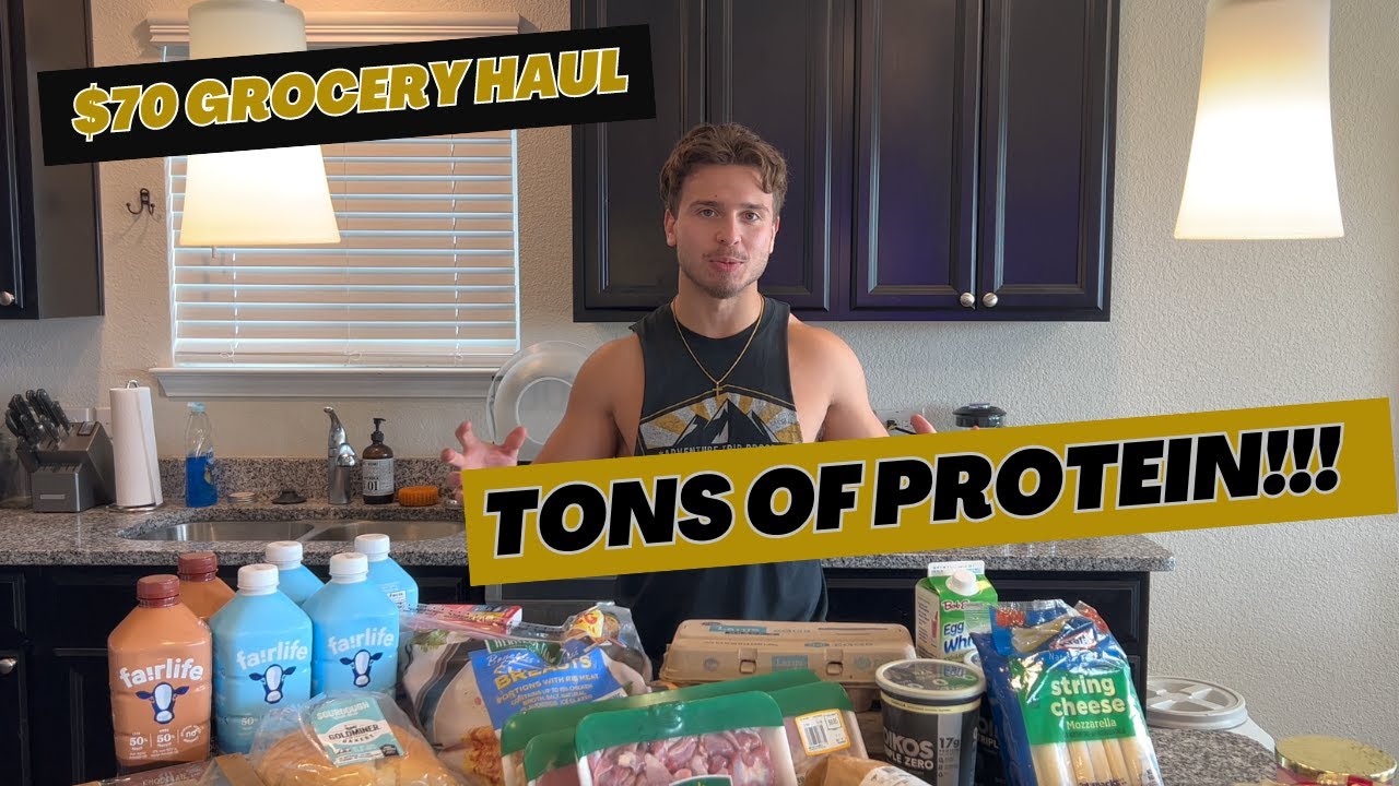 GROCERY HAUL TO BUILD MUSCLE (on a budget)