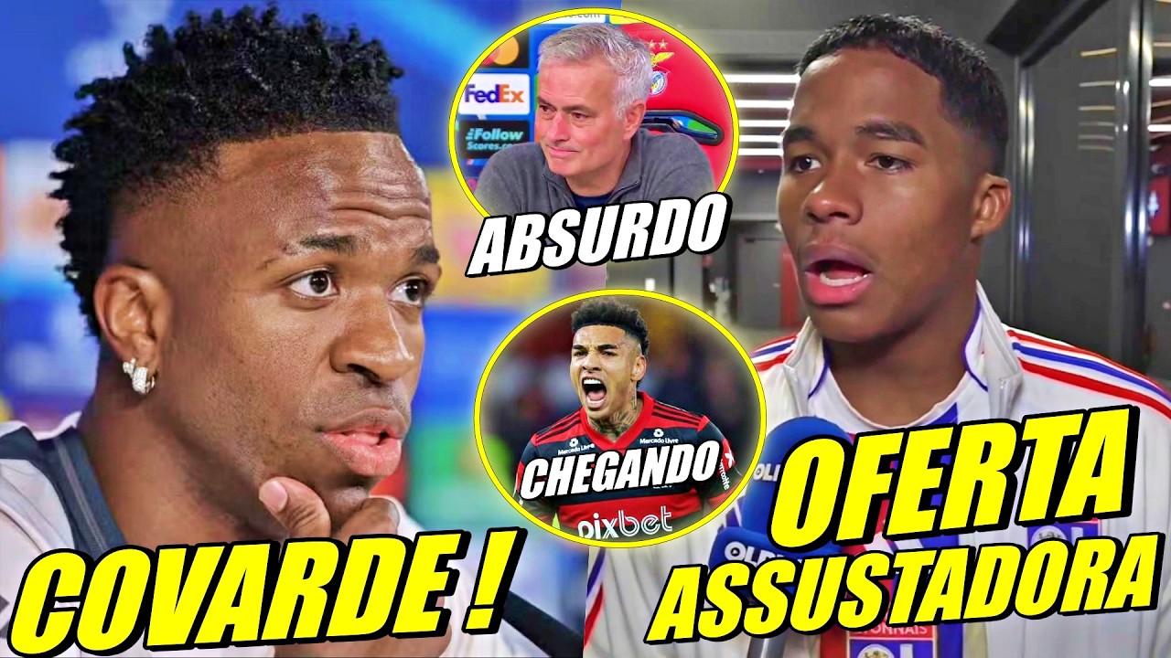 ADEUS REAL ! OFERTA ASSUSTA ENDRICK ! VINI JR MANDA RECADO PARA MOURINHO E MAIS....