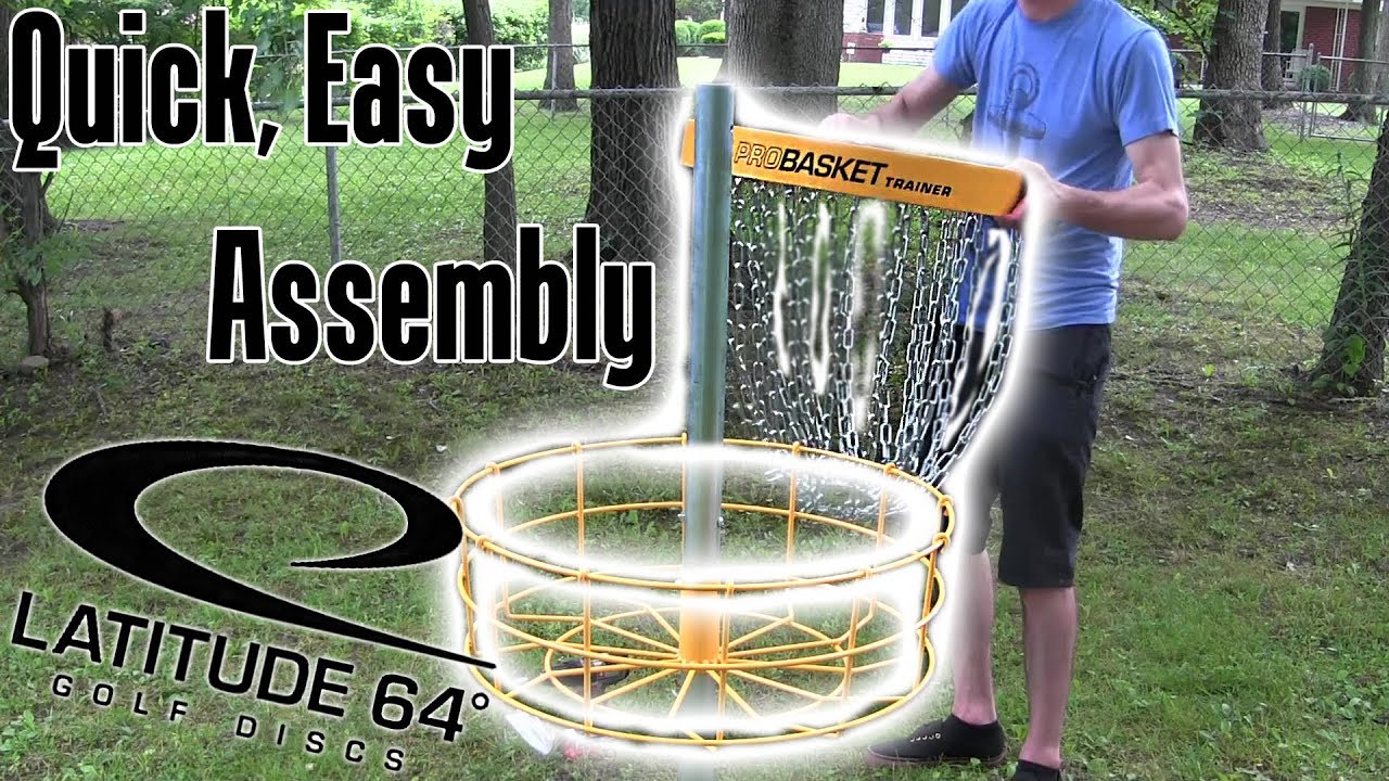 Latitude 64 ProBasket Trainer Assembly Instructions (Disc Golf Basket)