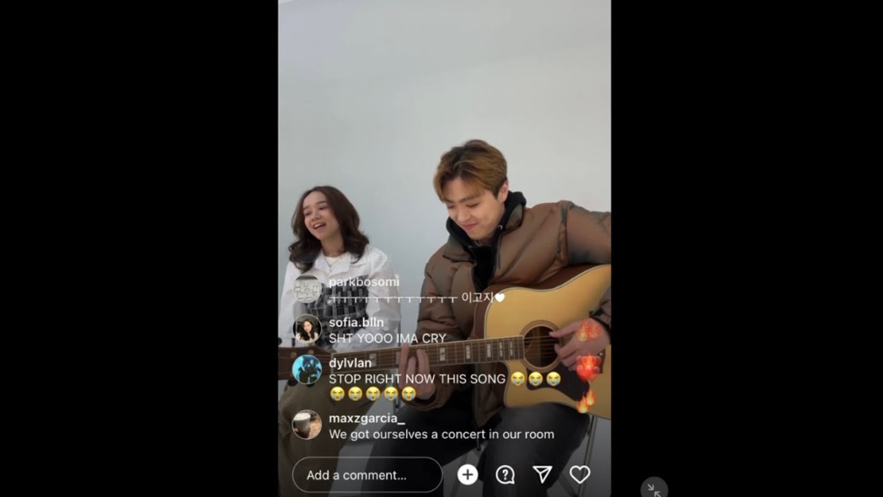 JUNNY/Alsa instagram live - 06122022