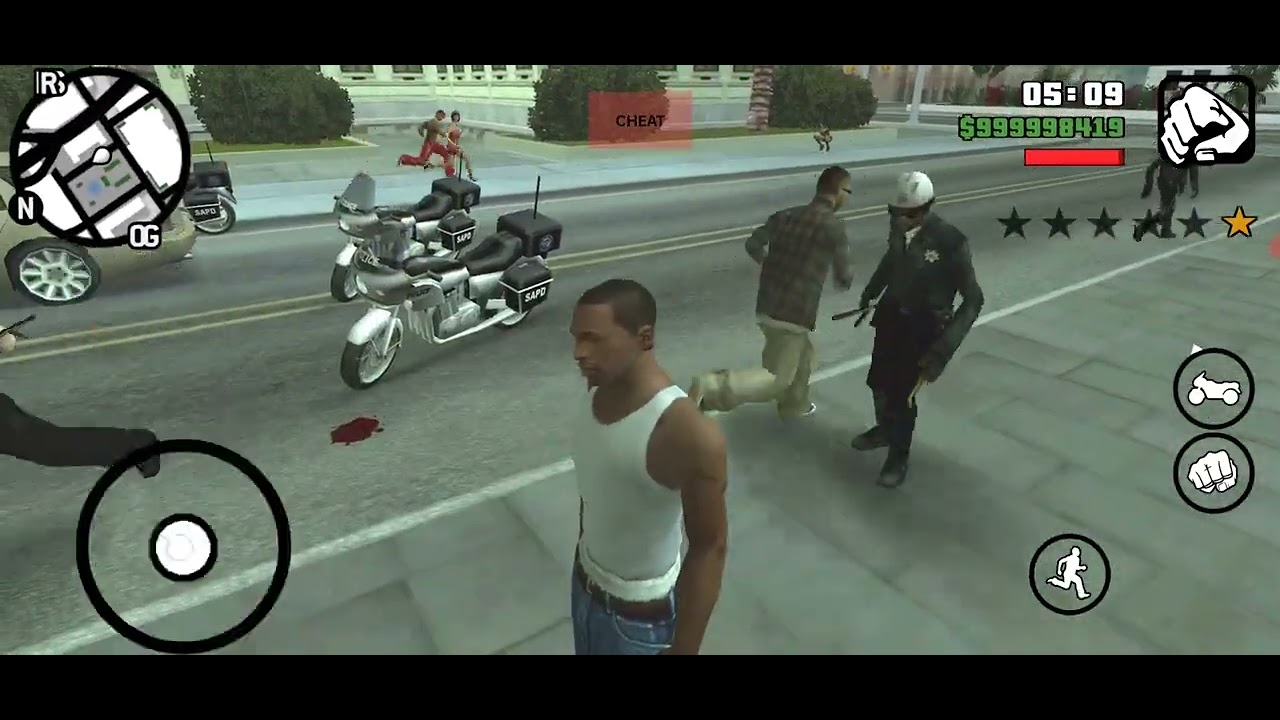 GTA SA Busted #1 (City War Mod)